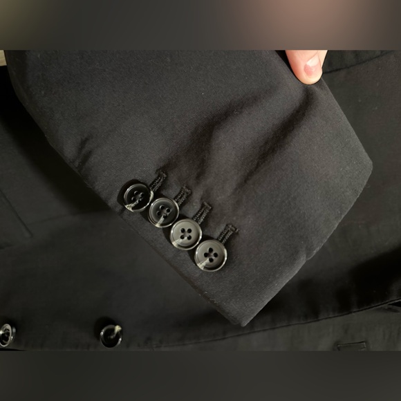 Murano Men’s Black Performance Blazer Jacket XL - Picture 5 of 12